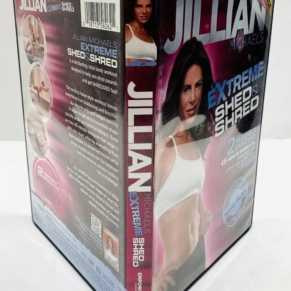 JILLIAN MICHAELS Extreme Shed & Shred 2 Insanely Effective 45-Minute Workout DVD - Picture 3 of 5